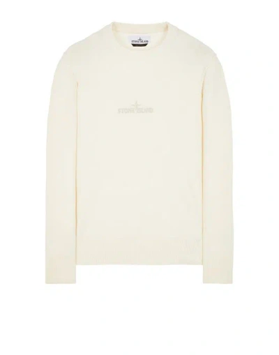 Stone Island Sweatshirt With Logo In White