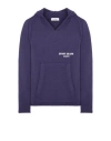 Stone Island Marina Hooded Sweater In Bleu