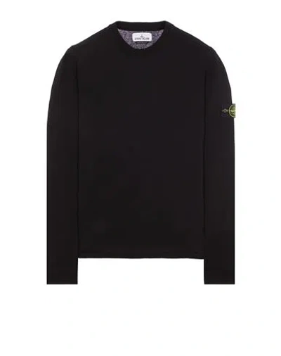STONE ISLAND STONE ISLAND TRICOT NOIR COTON