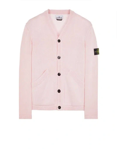 Stone Island Sweater Pink Cotton