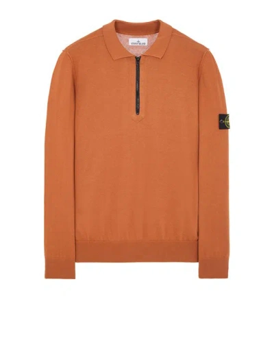 Stone Island Sweater Red Cotton