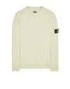 Stone Island Textured Knit Sweater With Crew Neckline In Green