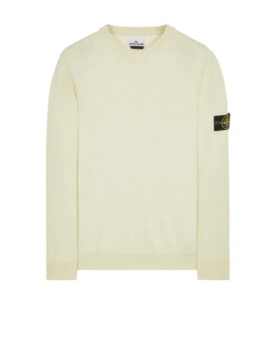 STONE ISLAND STONE ISLAND TRICOT VERT COTON