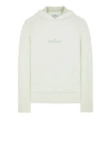Stone Island Tricot Vert Coton, Polyamide, Élasthanne In Green