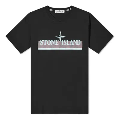Stone Island Tricromia Print T-shirt 'black'
