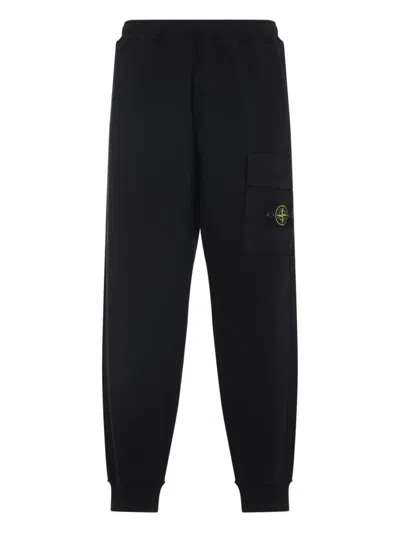 STONE ISLAND STONE ISLAND TRACKSUIT BOTTOMS WITH LOGO PATCH
