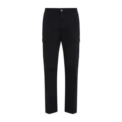 Stone Island Trousers In Black