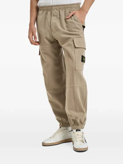 Stone Island Trousers In Neutral