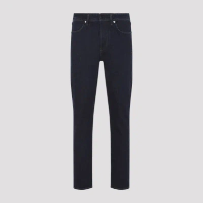 Stone Island Regular-straight-fit Five-pocket Jeans With Rinsed Finish In Blue