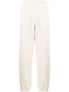 Stone Island Logo-appliqué Cotton Track Pants