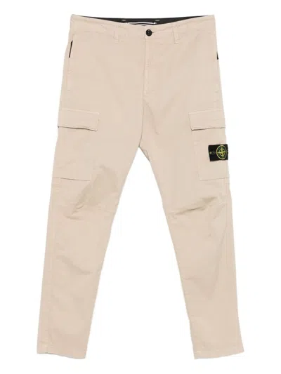 STONE ISLAND STONE ISLAND TROUSERS BEIGE