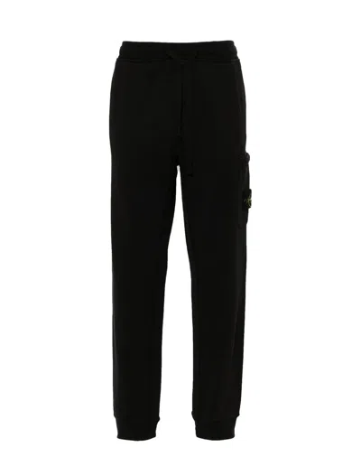 Stone Island Compass Track Pants In Black