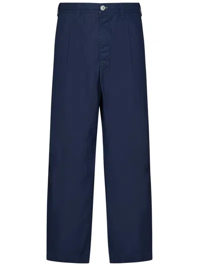 Stone Island Trousers In Blue