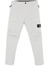 Stone Island Tapered Leg Cargo Trousers In Grey