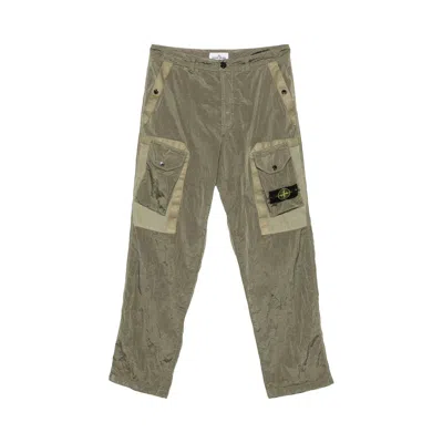 Pre-owned Stone Island Trousers 'military Green' | Men's Size 31