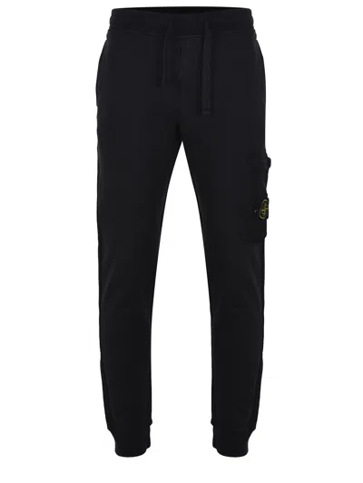 Stone Island Pantaloni  In Nero