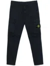 Stone Island Regular-tapered-fit Cargo Pants With Elasticated Waistband