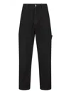 Stone Island Straight-leg Utility Pants With Mid-rise Waist