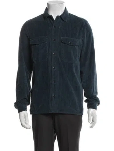 Pre-owned Stone Island Trucker Jacket In Blue