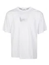 Stone Island Logo-print Cotton T-shirt In White