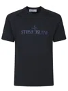 Stone Island 2100020 Organic Cotton Jersey In Blue