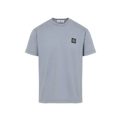 Stone Island Cotton Crew Neck T Shirt Regular Fit In Animal Print