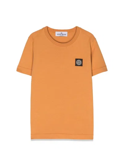 Stone Island T-shirt In Brown