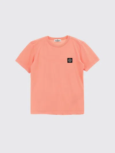 Stone Island T-shirt Kids  Junior In Pink