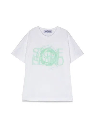 Stone Island T-shirt Logo In White