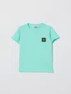 Stone Island T-shirt  Junior Kids Color Water In Blue