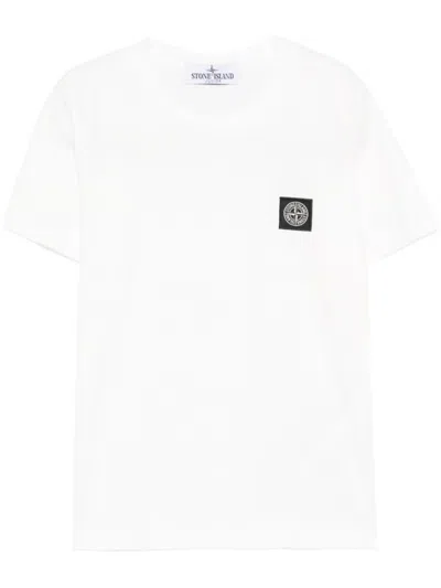 Stone Island T-shirt With Logo In White