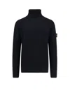 Stone Island Ghost Virgin Wool Funnel-neck Sweater