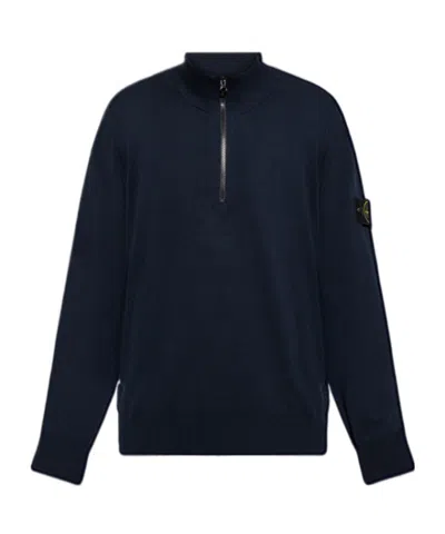 STONE ISLAND STONE ISLAND COMPASS PATCH KNITTED JUMPER