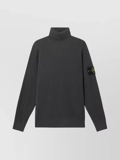 STONE ISLAND TURTLENECK SWEATER IN CERTIFIED VIRGIN WOOL