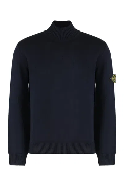 STONE ISLAND TURTLENECK SWEATER IN COTTON