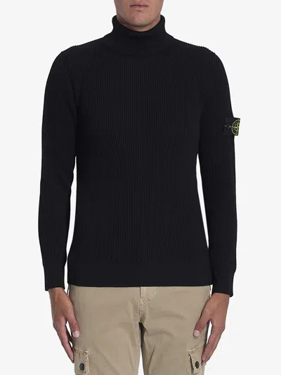 STONE ISLAND TURTLENECK SWEATER IN WOOL