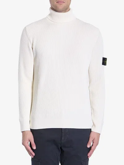 STONE ISLAND TURTLENECK SWEATER IN WOOL