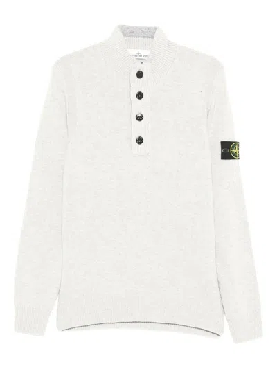 STONE ISLAND TURTLENECK SWEATER WITH BUTTONS STONE ISLAND