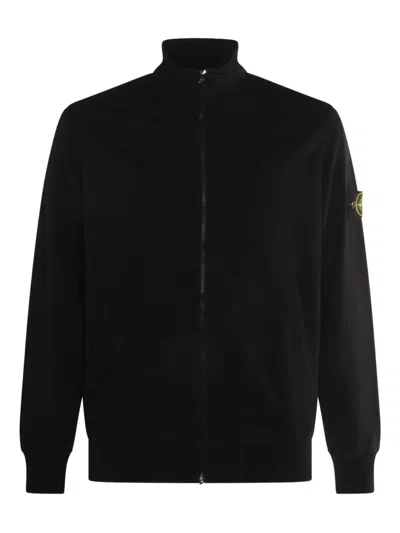 STONE ISLAND TURTLENECK ZIP-UP SWEATSHIRT