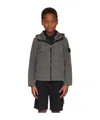 Stone Island Twill Jacket In Gray