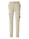 Stone Island Twill Tapered Trousers In Gray