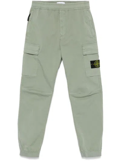 STONE ISLAND TWILL-WEAVE CARGO PANTS
