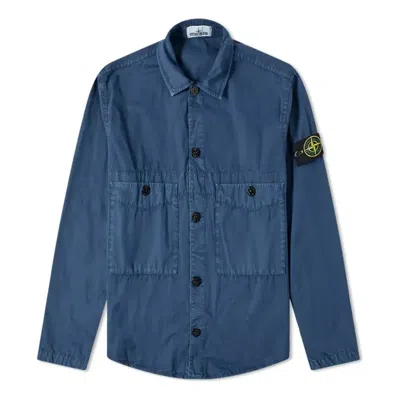Stone Island Two Pocket Overshirt 'avio Blue'