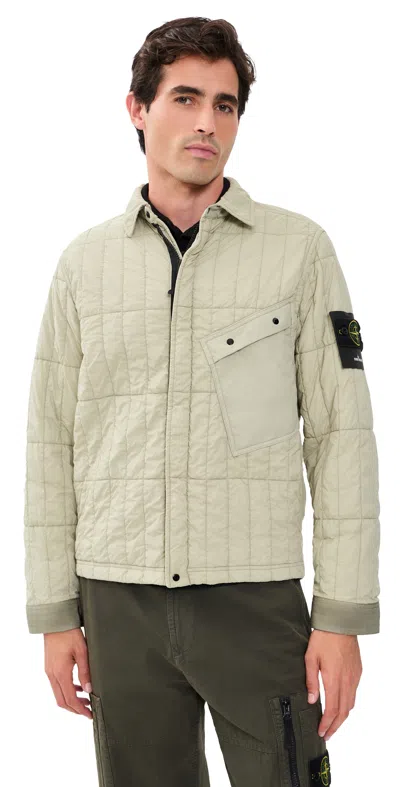 Stone Island Ultralight Nylon Quilted-tc Jacket Sand
