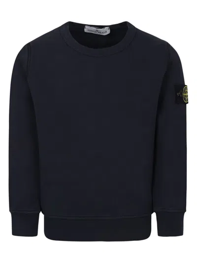Stone Island Unisex Mini Sweatshirt In Black