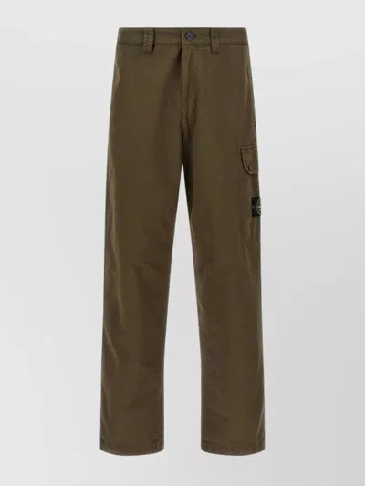 STONE ISLAND UTILITY CARGO TROUSERS FEATURING SIDE POCKETS