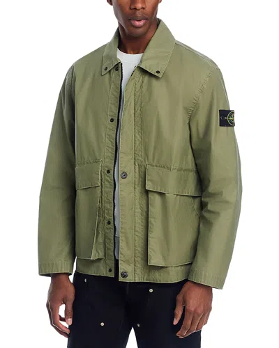 Stone Island Utility Jacket In Green