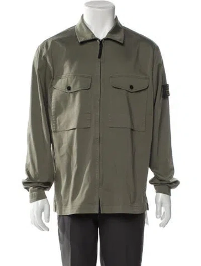 Pre-owned Stone Island Utility Jacket In Green