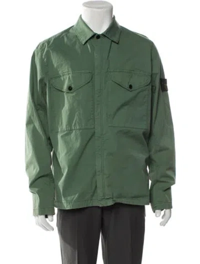 Pre-owned Stone Island Utility Jacket In Green