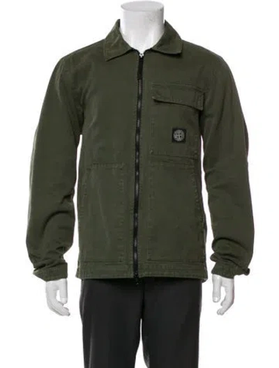 Pre-owned Stone Island Utility Jacket In Green